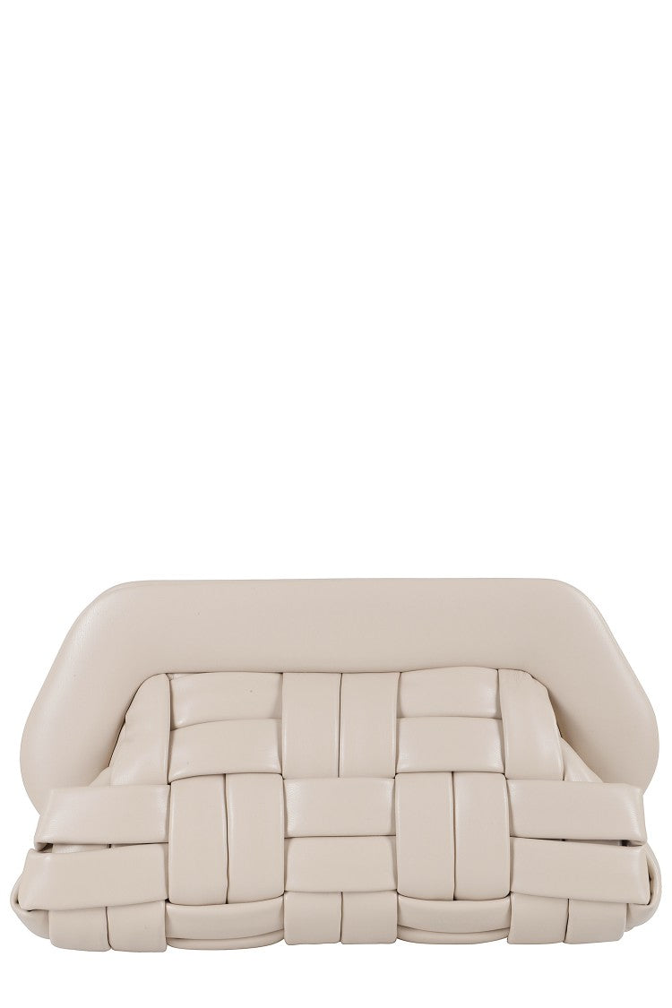 Themoirè Bios Weaved Bag - Almond