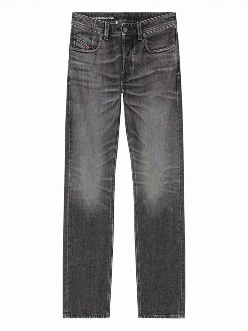 Diesel Faded Black Regular Fit Jeans