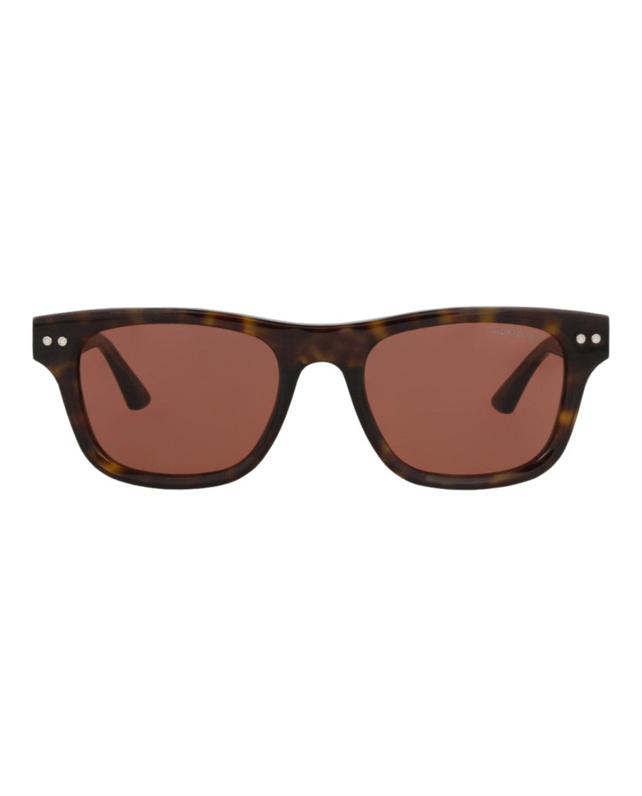 Montblanc Square-Frame Recycled Acetate Sunglasses