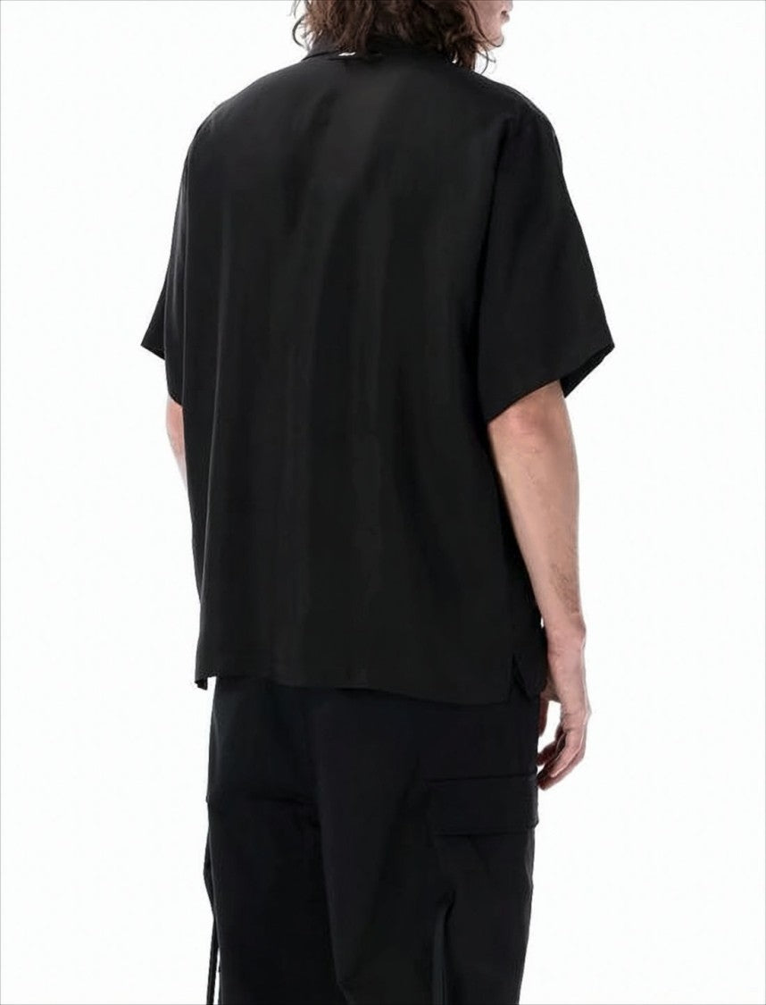 Msgm Short-Sleeved Relaxed Fit Shirt With Chic Pocket Detail