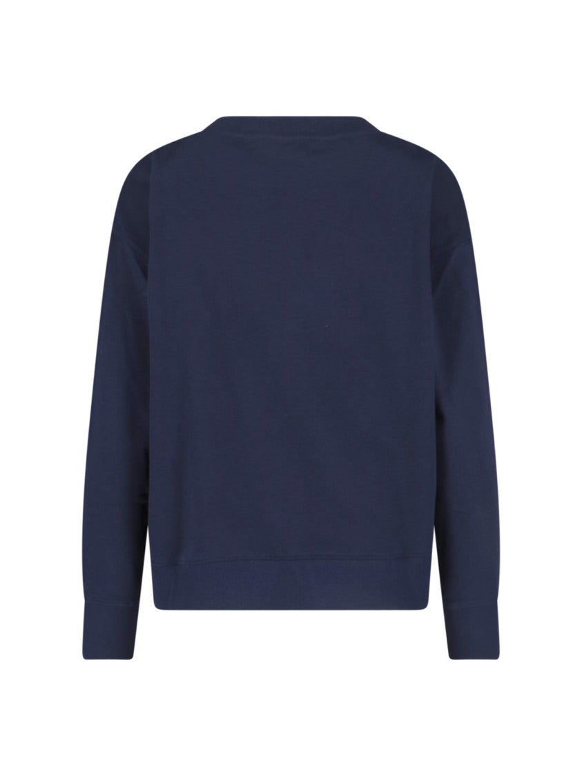 Polo Ralph Lauren Navy Blue Cotton Blend Sweatshirt