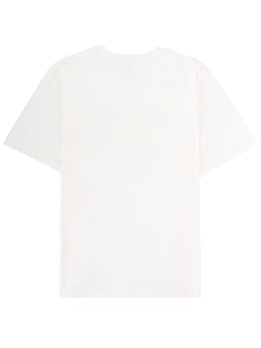 Casablanca White Abstract Graphic Print Cotton T-Shirt