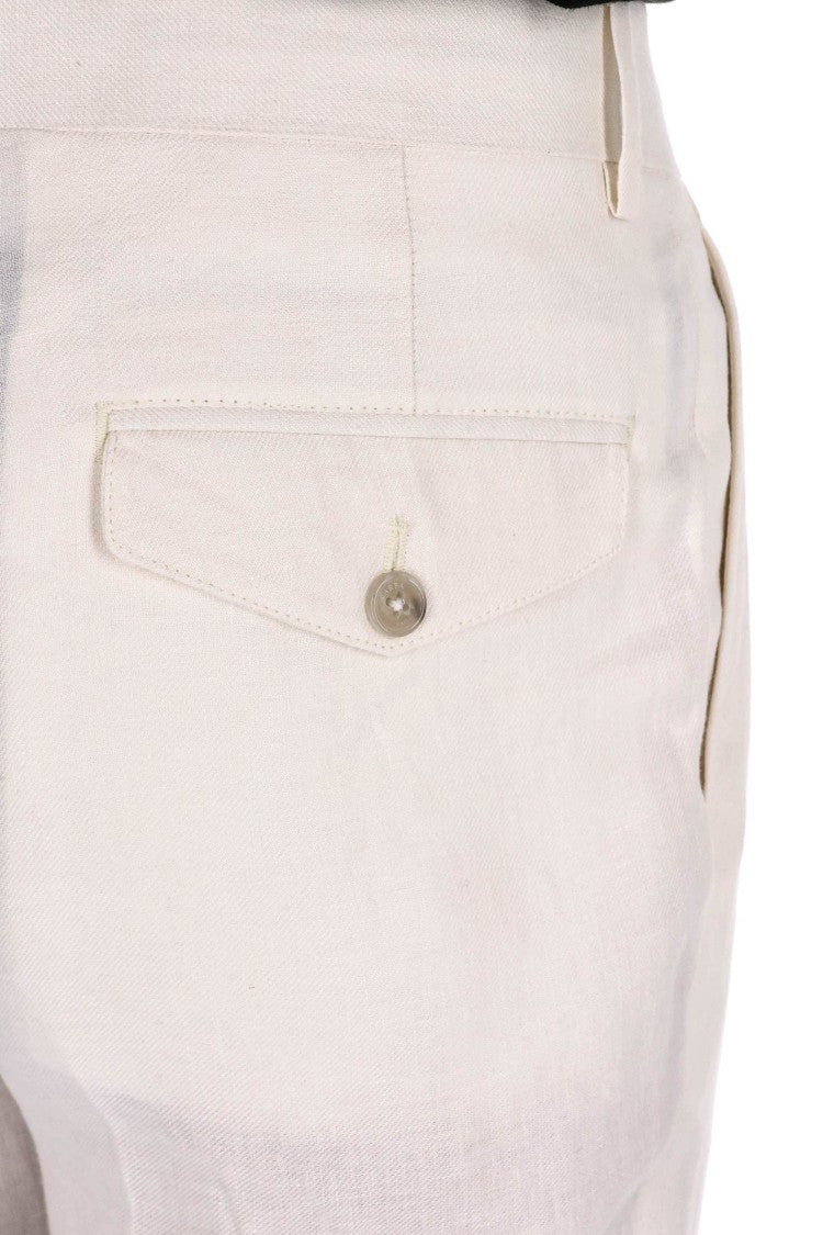 Barba Firenze Cotton-Linen Trousers