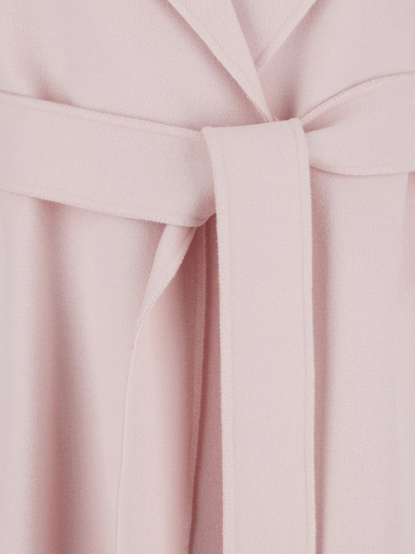 Max Mara Knee-Length Coat With Wide Lapel Collar