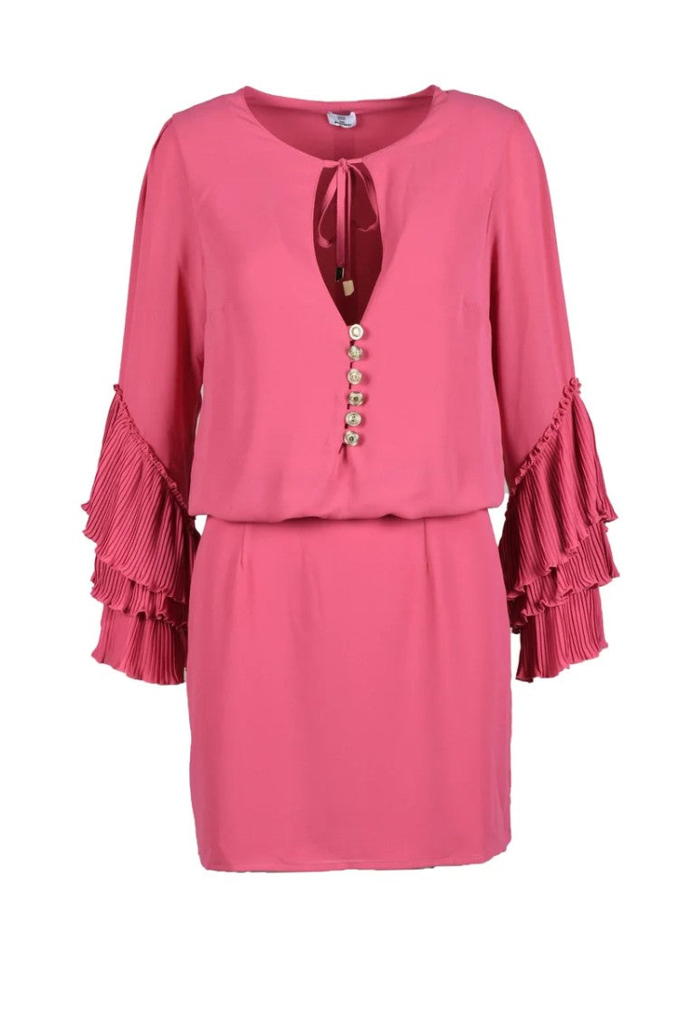 Gil Santucci Pink Polyester Dress