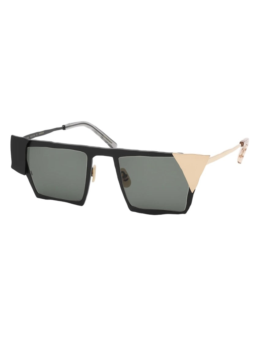 Masahiromaruyama Black Titanium International Fit 49 Mm Sunglasses