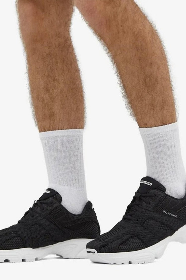 Balenciaga Black Fabric Chunky Phantom Sneaker