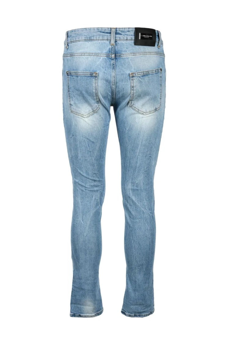 Costume National C. Light Blue Faded Stretch Jeans
