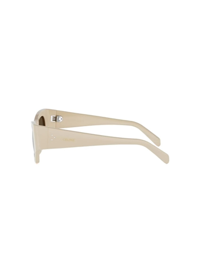 Celine Beige Cl40333u Rectangular Brown Sunglasses