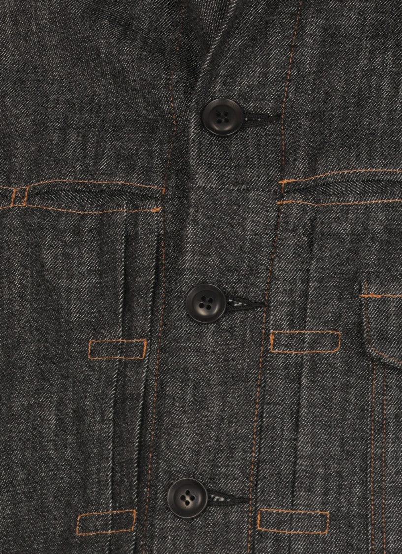 Y's Black Y's Denim Jacket