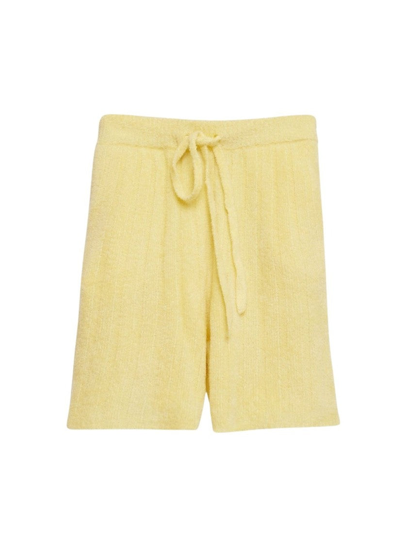 The Elder Statesman Chenille Rib Short Butter