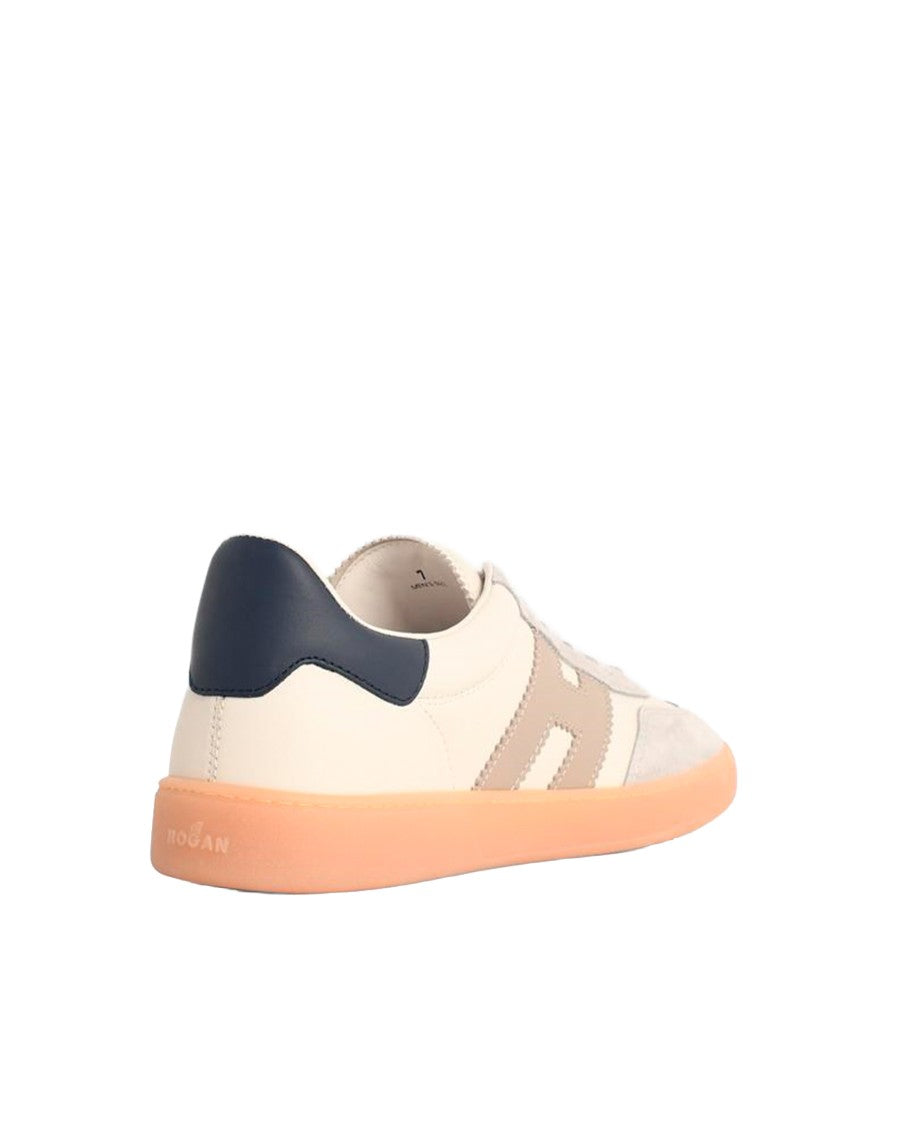 Hogan Low-Top Sneakers With Smooth Leather And Nappa Details