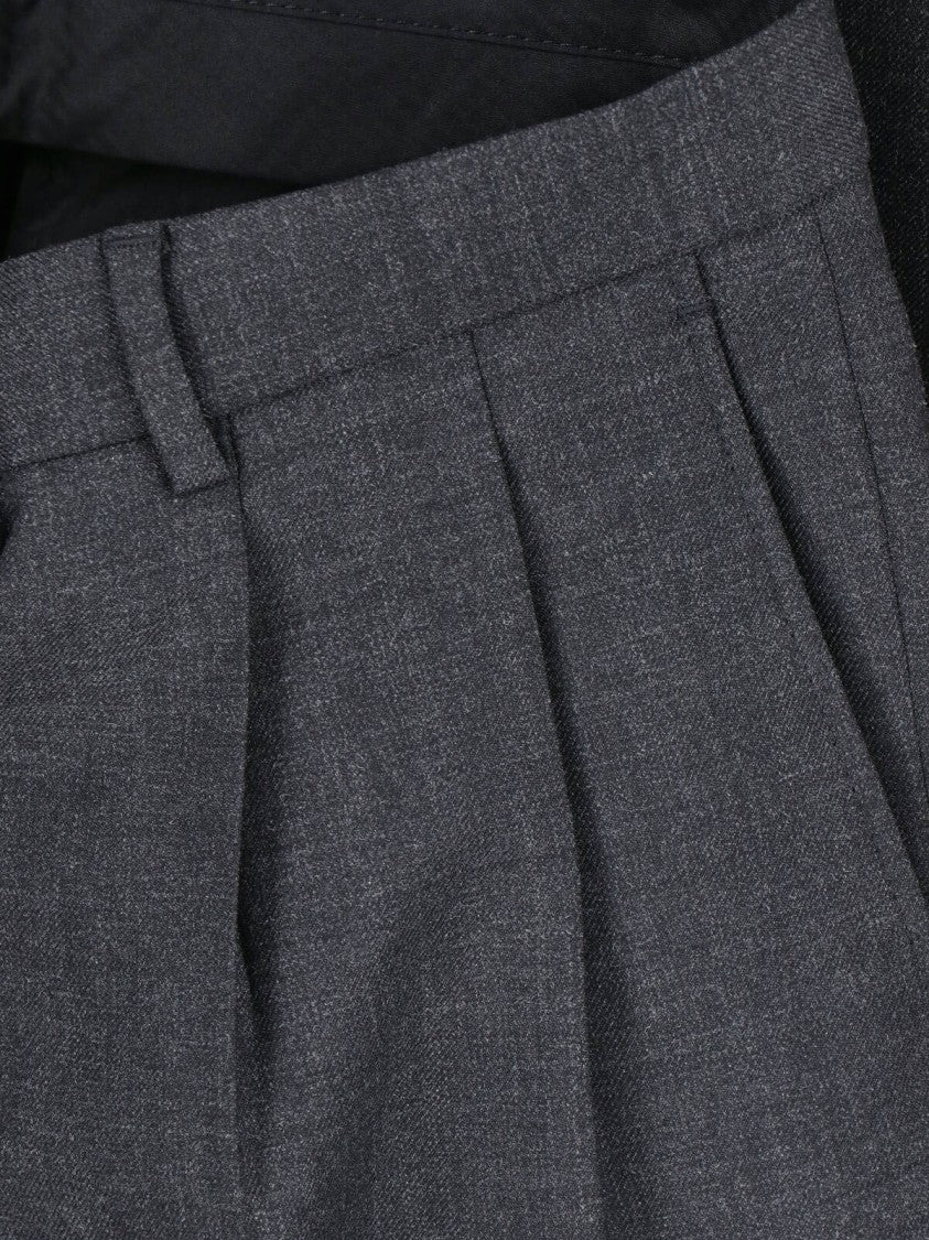Sunflower Straight-Leg Trousers With Front Pleats