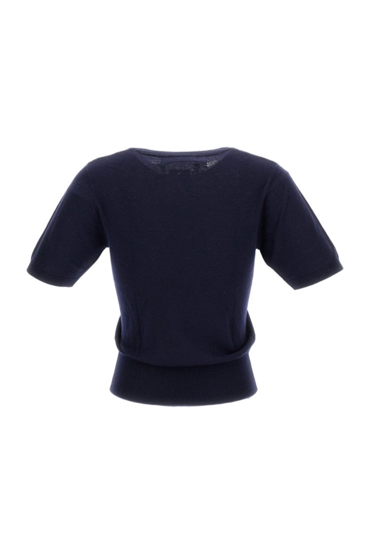 Extreme Cashmere Blue N.416 Noor Short Sleeve T-Shirt