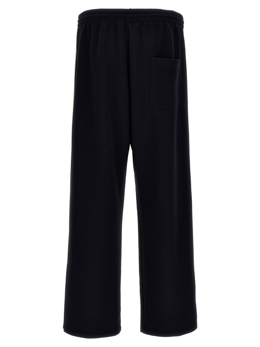 Golden Goose Wide Leg Joggers With Contrast Side Bands