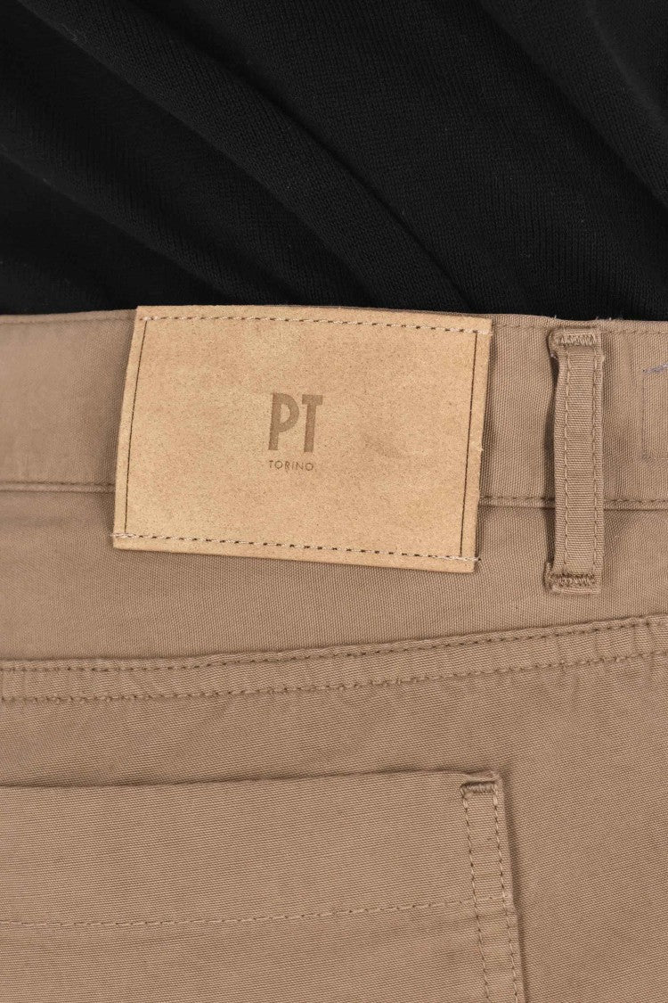 Pt Denim Fatigue Model Color Cotton 5-Pocket Trousers