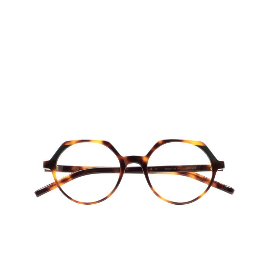 Kaleos Hanson Geometric Tortoiseshell Eyeglasses With Vintage Flair