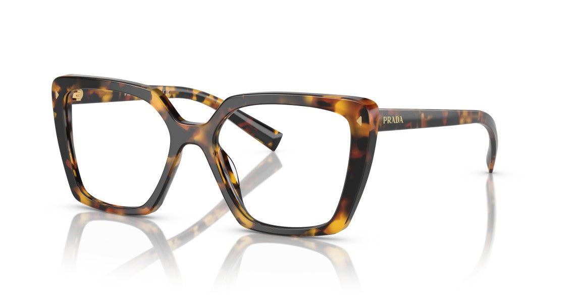 Prada 0Pr 16Zv Oversized Tortoiseshell Square Frame Eyeglasses