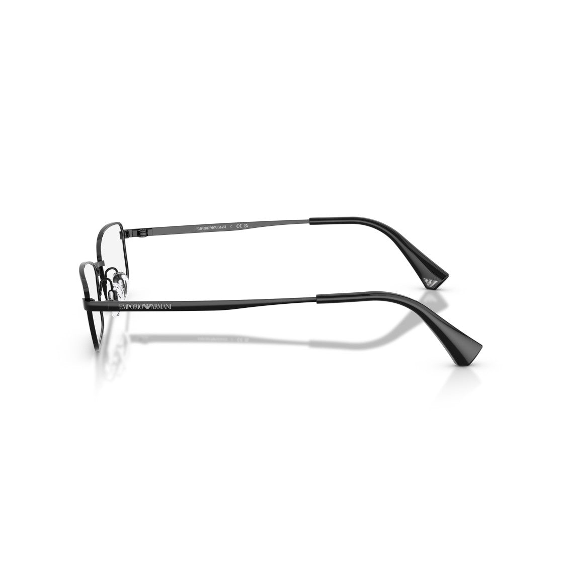 Emporio Armani 0Ea1045td Rectangular Titanium Sunglasses With Adjustable Nose Pads