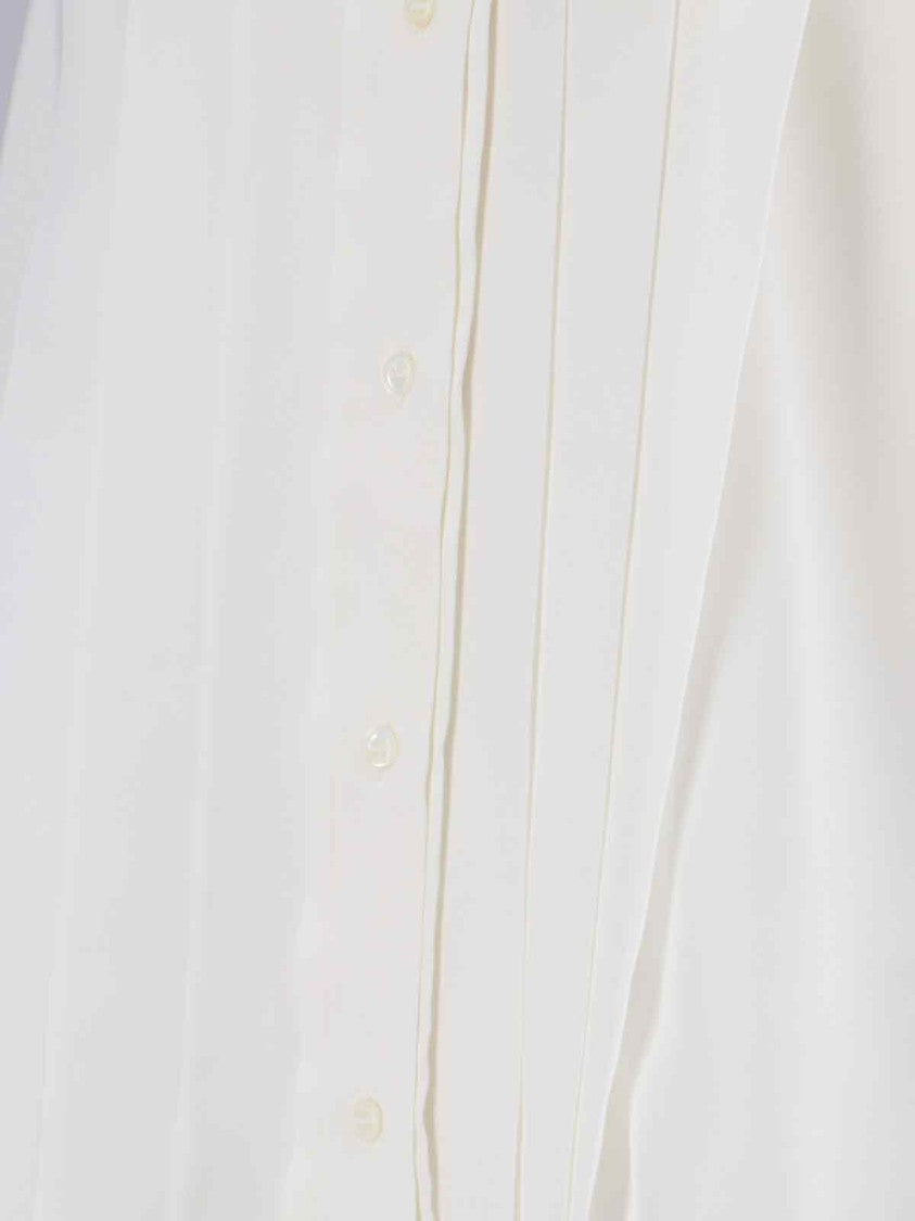 Ermanno Scervino Pleated Shirt – White