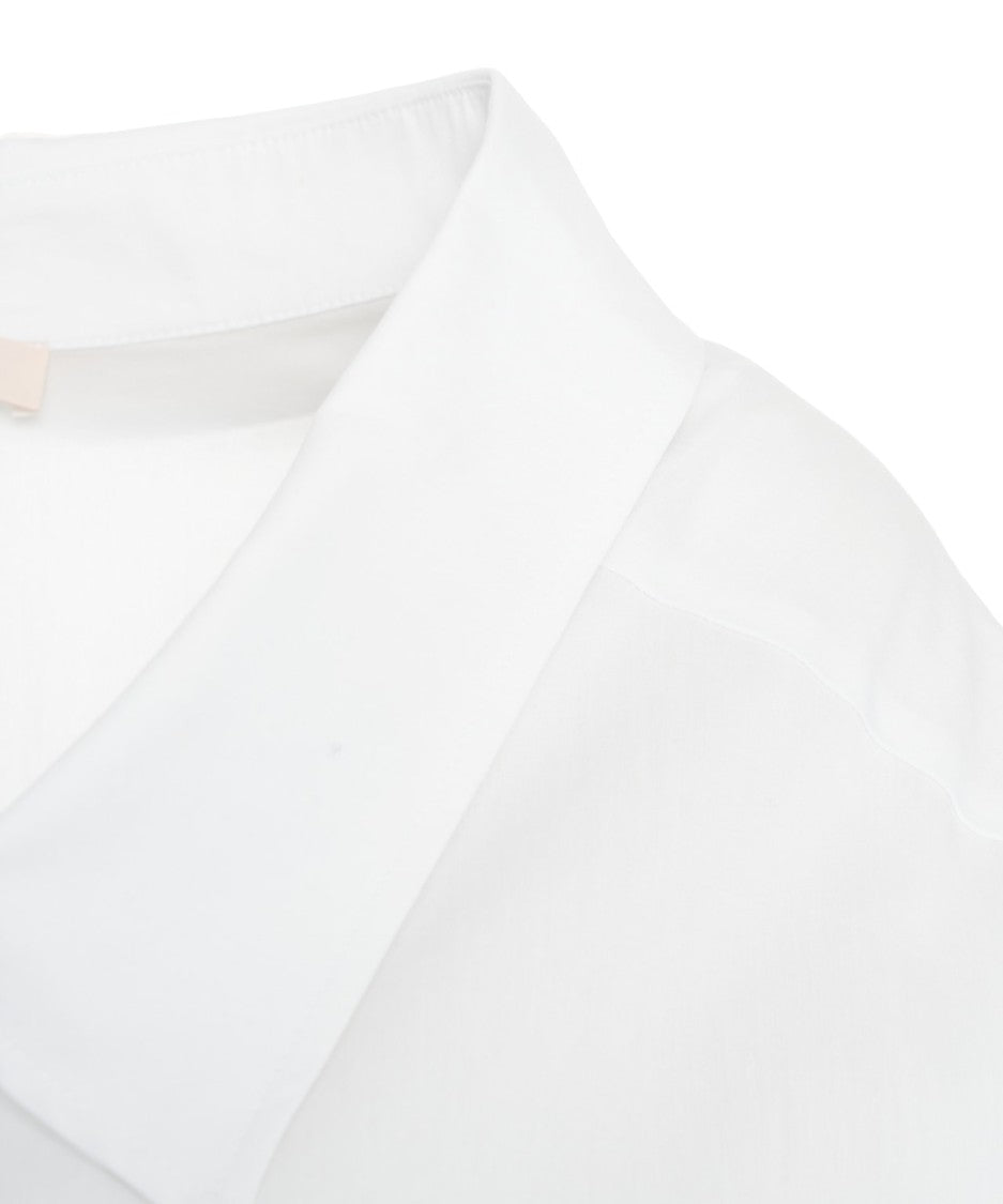 Liu Jo Poplin Shirt With Concealed Button Front