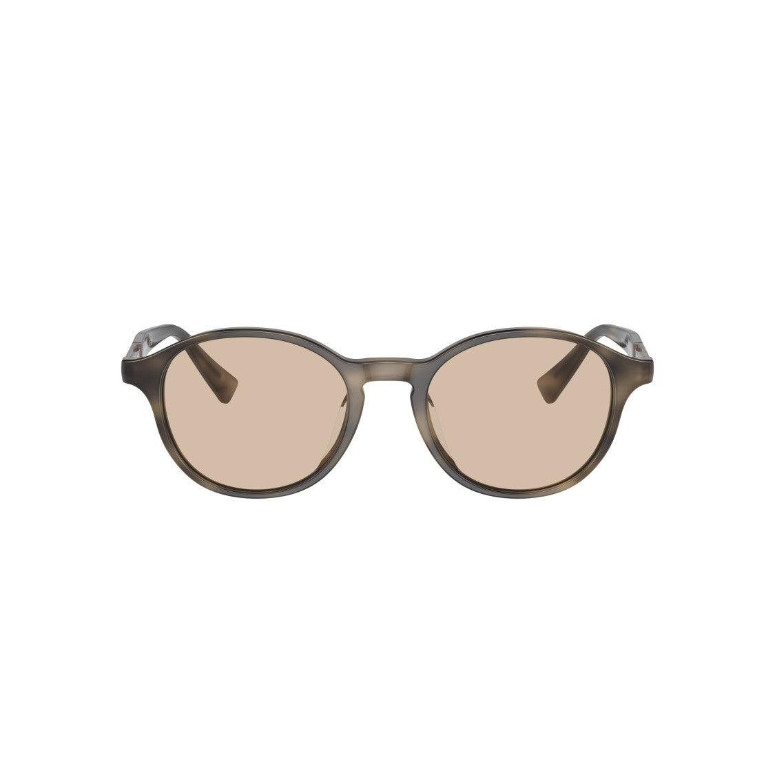 Brunello Cucinelli 0Bc3002 Rounded Acetate Sunglasses With Metallic Accents