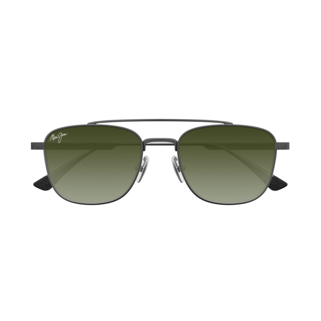Maui Jim Kahana Rectangular Gradient Tint Sunglasses With Double Bridge Design