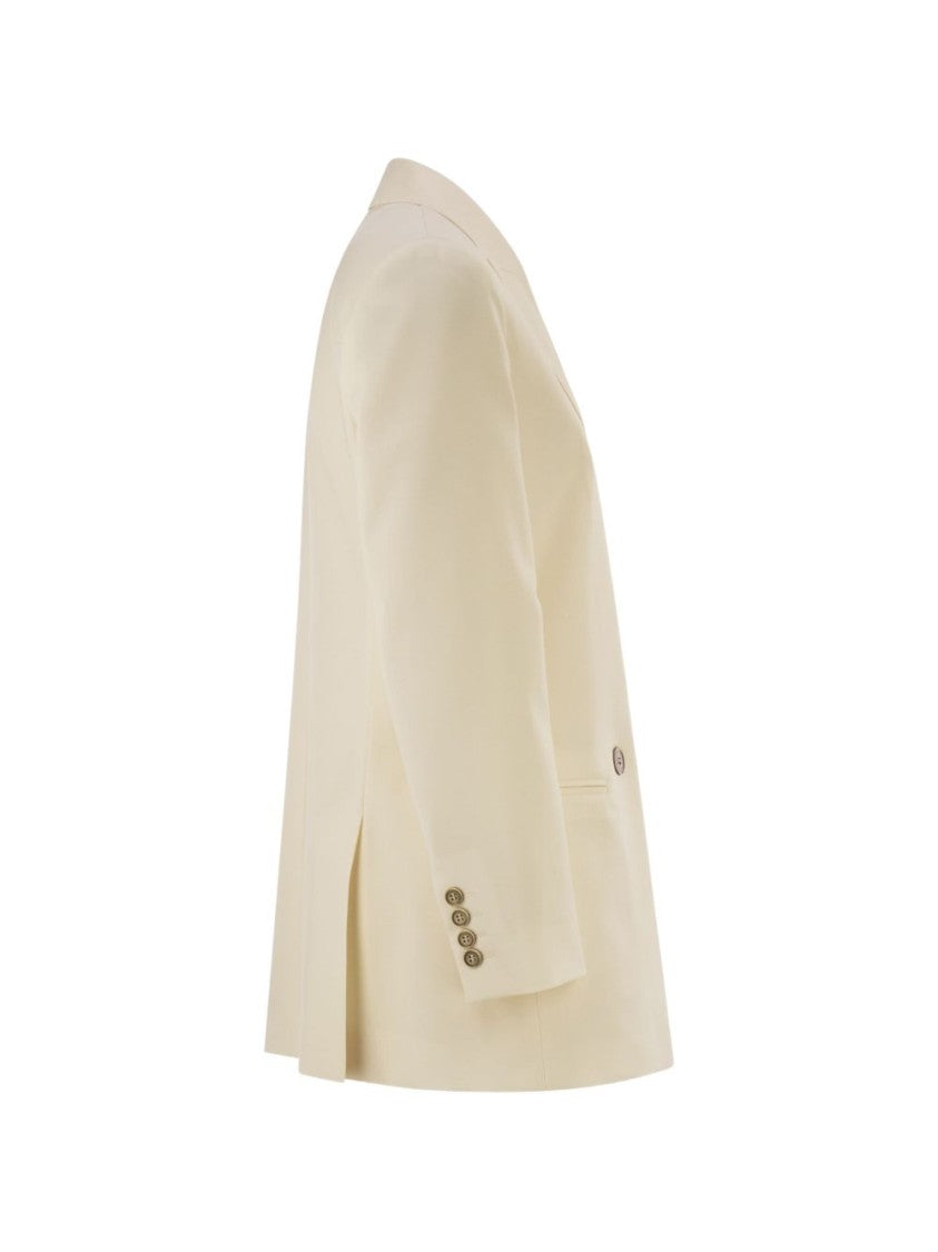 Max Mara Tailored Double-Breasted Classic Lapel Jacket