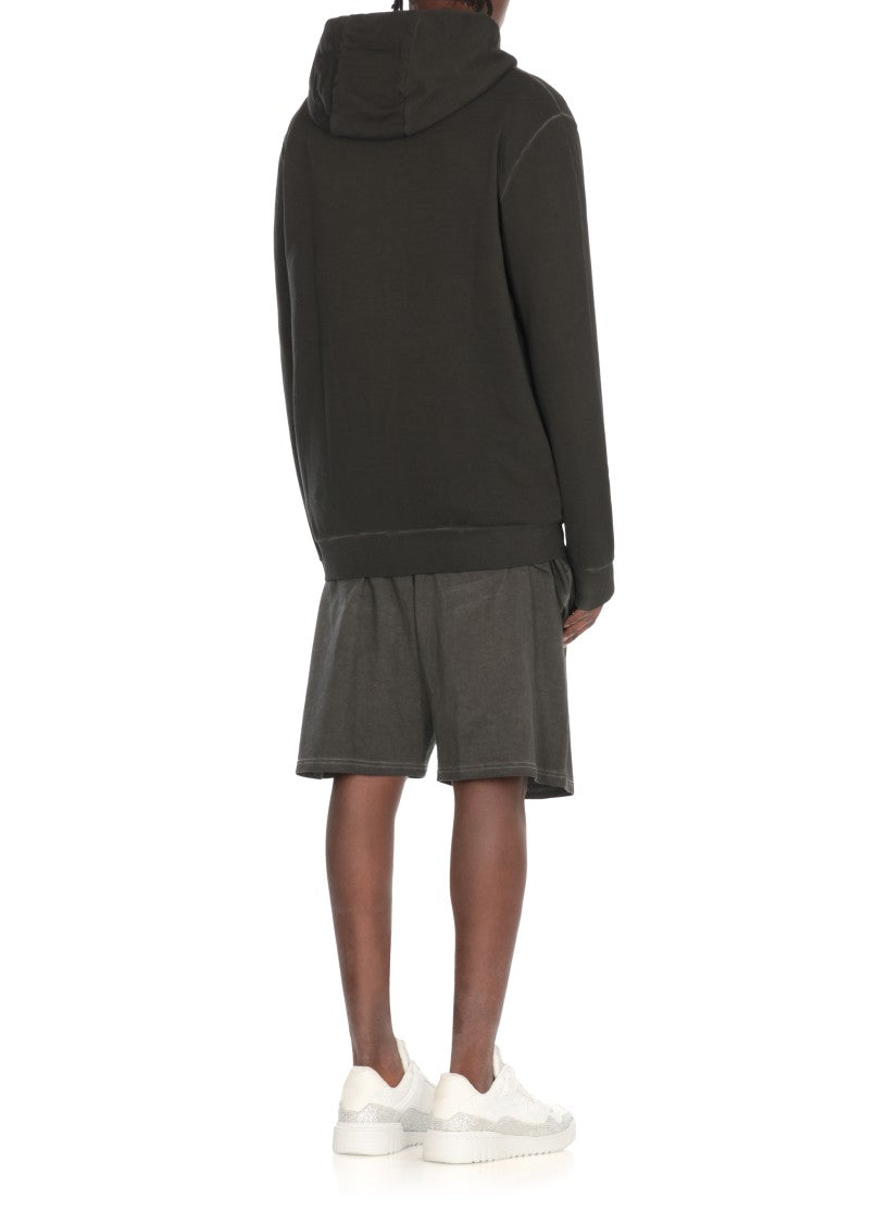 Philipp Plein Black Cotton Hoodie