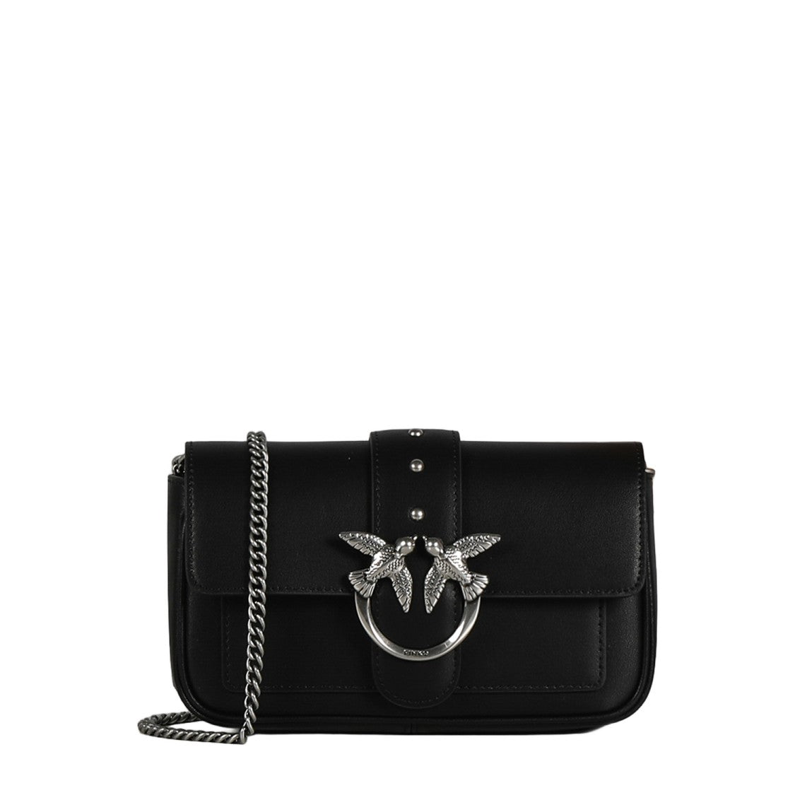 Pinko Flap Closure Leather Bag