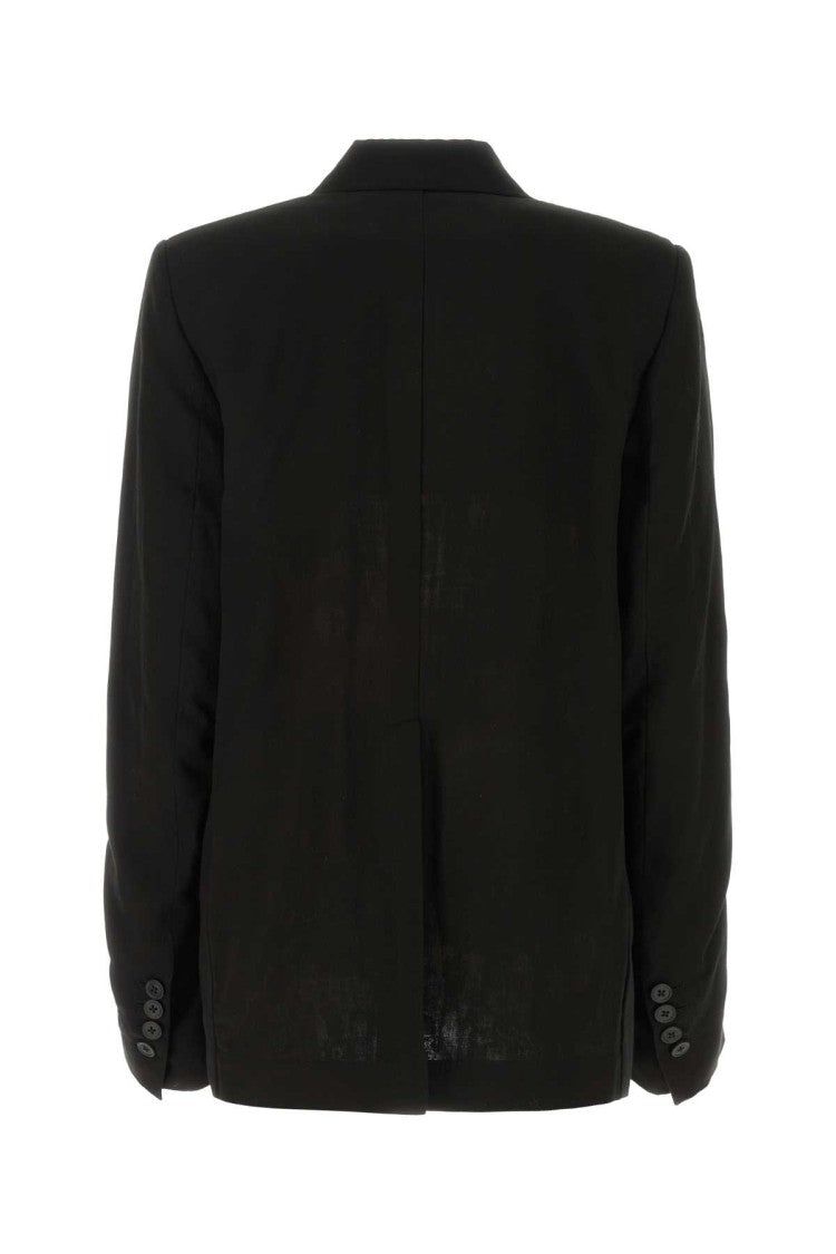 Ann Demeulemeester Black Cotton Renske Blazer