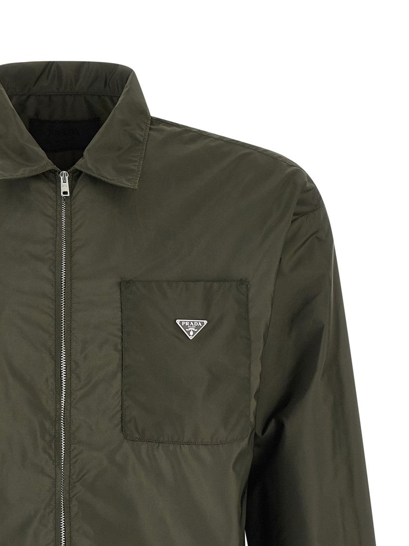 Prada Re-Nylon Feather Shirt