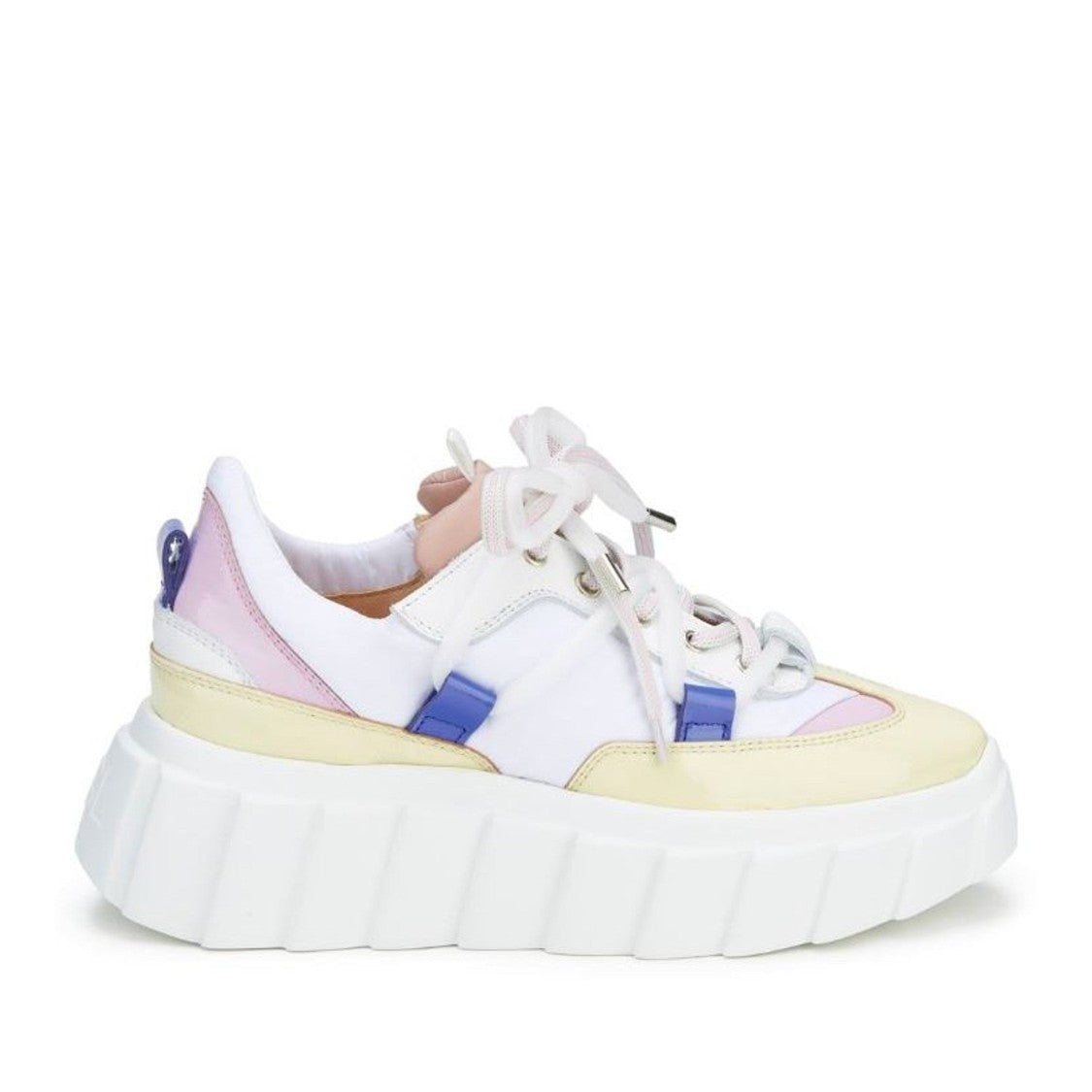 Agl Multicolor Blondie Leather Wedge Sneakers