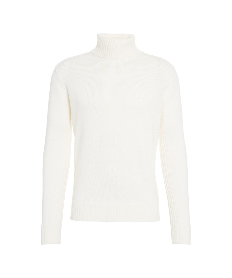 Kangra High-Collar Knit Sweater In Wool
