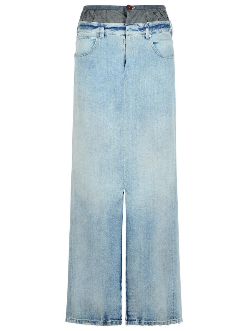 Maison Margiela Blue Denim Skirt