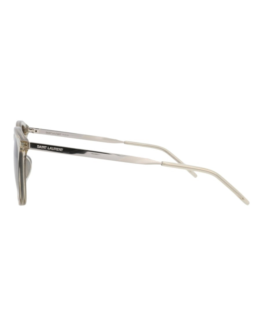 Saint Laurent Square-Frame Acetate Sunglasses With Saddle Nose Bridge