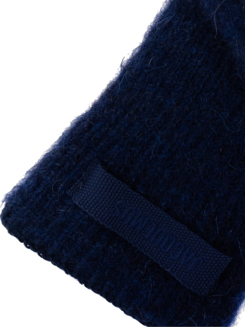 Jacquemus Les Gants Gros Grain Logo Gloves