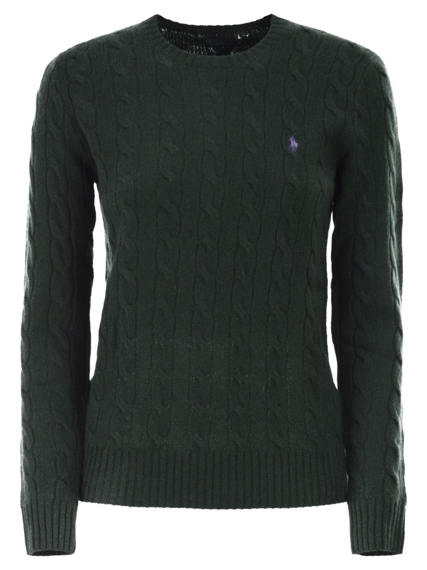 Polo Ralph Lauren Plaited Wool And Cashmere Crew-Neck