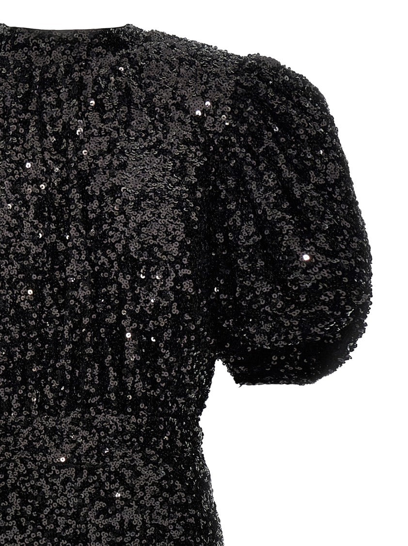 Rotate Birger Christensen Sequin Midi Dress
