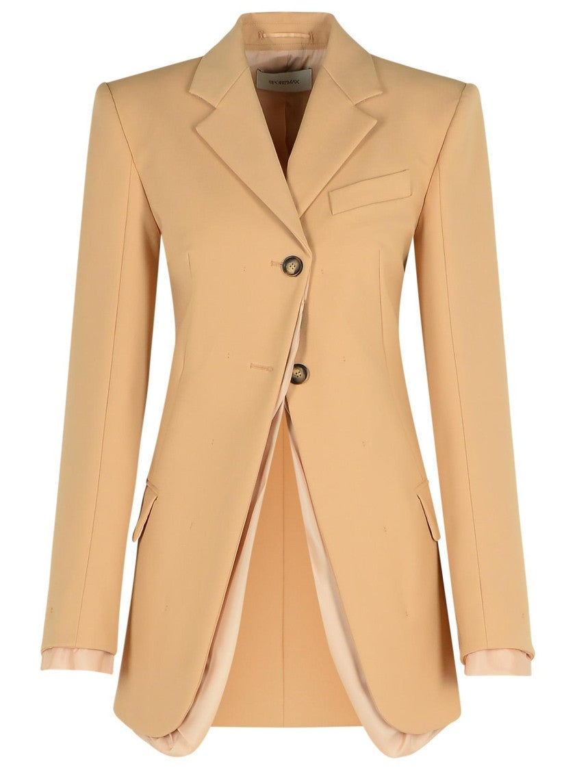 Sportmax Adurre' Beige Cotton Blend Blazer