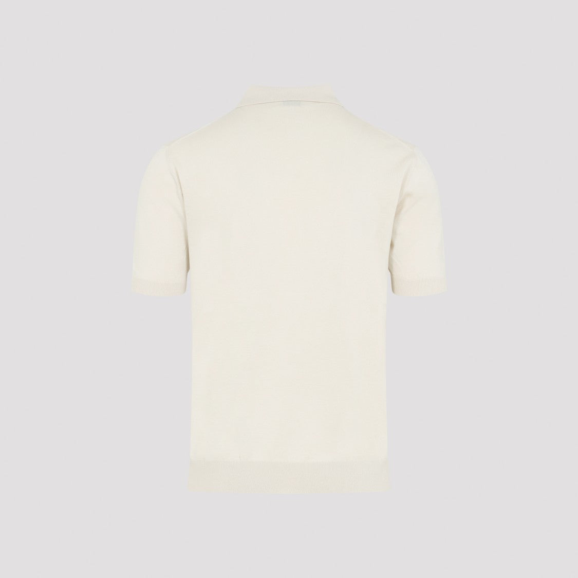 Etro Knitted Ivory Cotton Polo