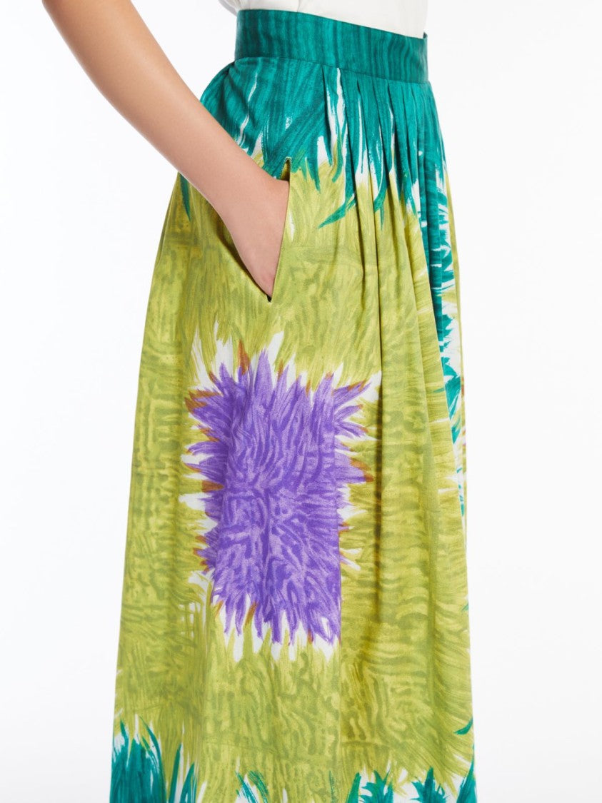 Max Mara Wide Silhouette Midi Skirt