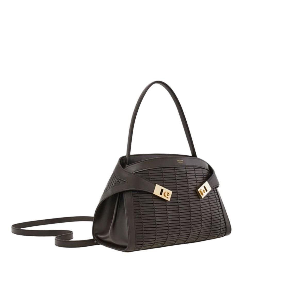 Salvatore Ferragamo Hug Soft Leather Shoulder Bag