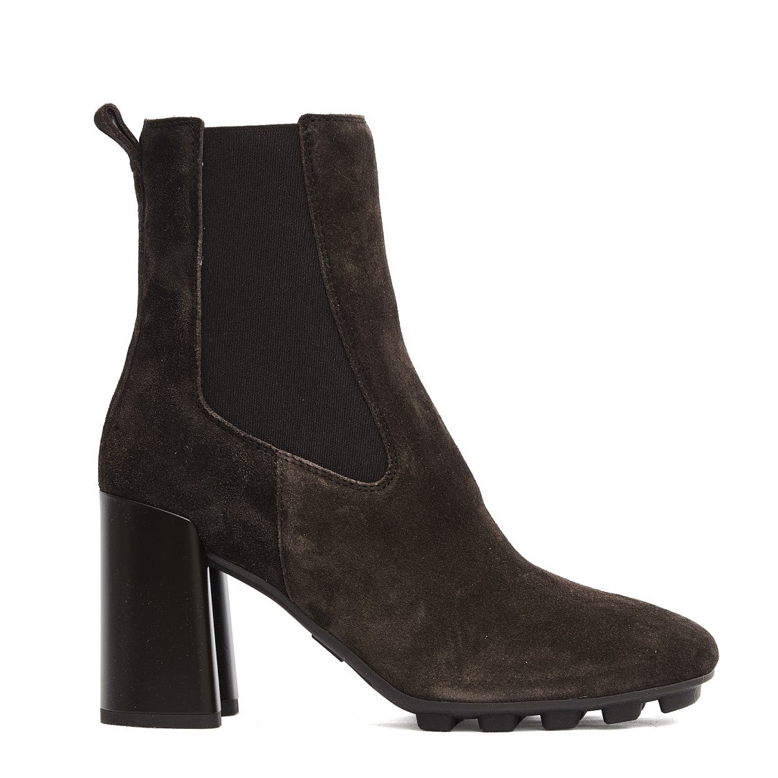 Hogan T. 85 Mm Cam Brown Ankle Boot