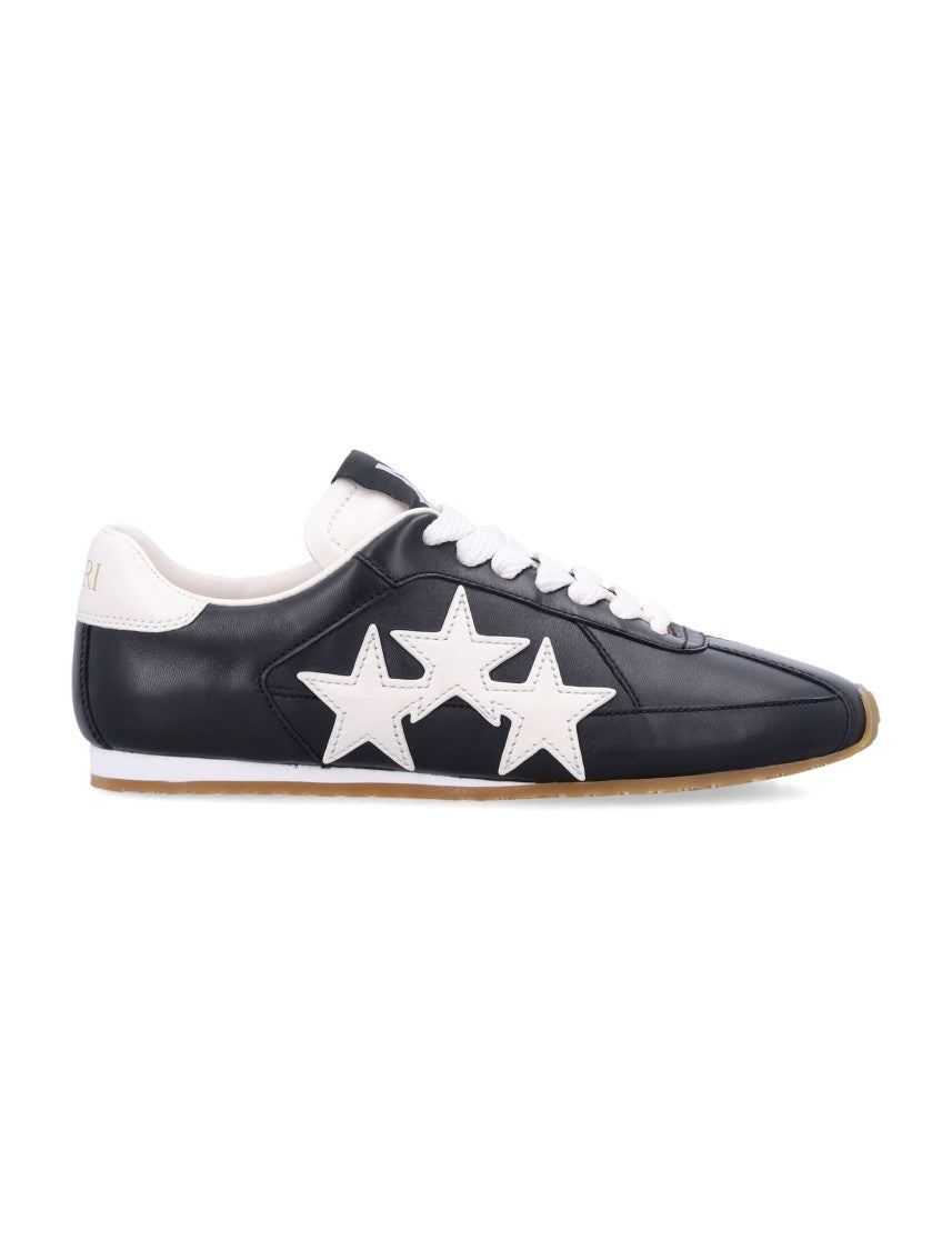 Amiri Pacific Slim Black Leather Sneakers