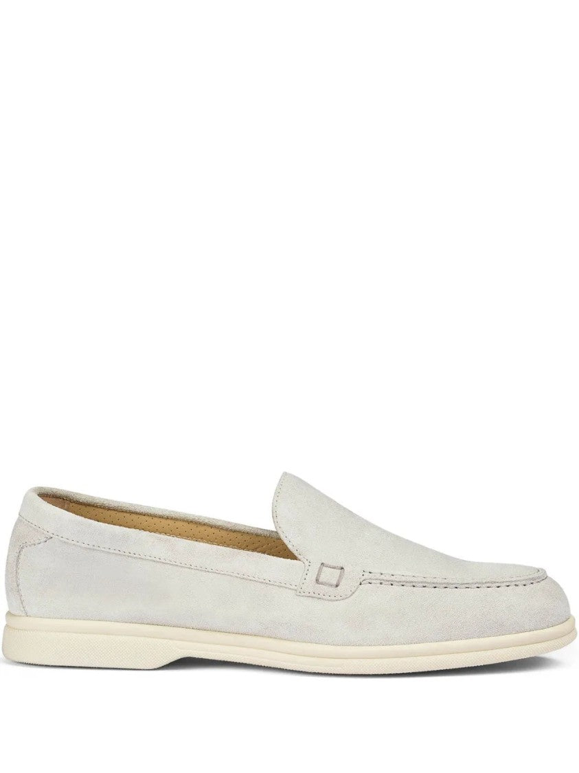Doucal's Almond Toe Suede Loafers
