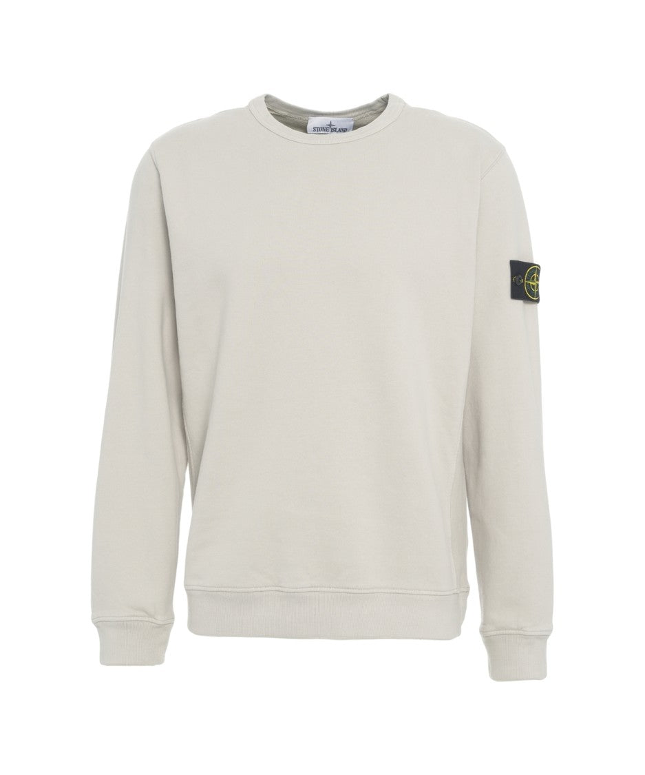 Stone Island Sweatshirt With Ribbed Detailing
