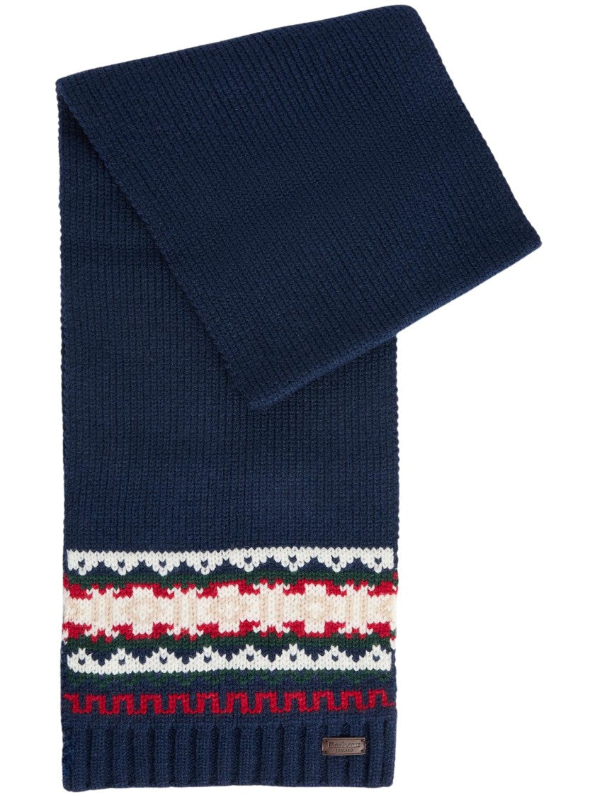 Barbour Kane Knitted Beanie And Scarf Gift Set
