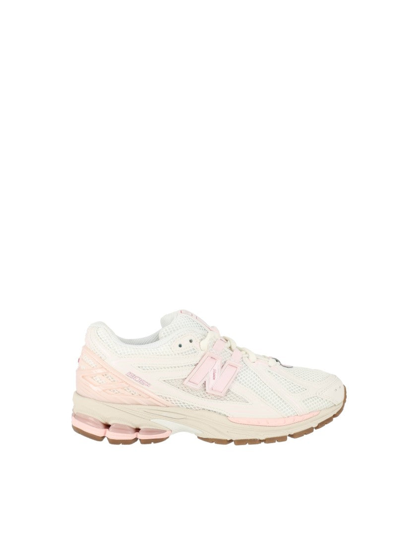 New Balance Sea Salt/Pink Synthetic-Mesh Sneakers