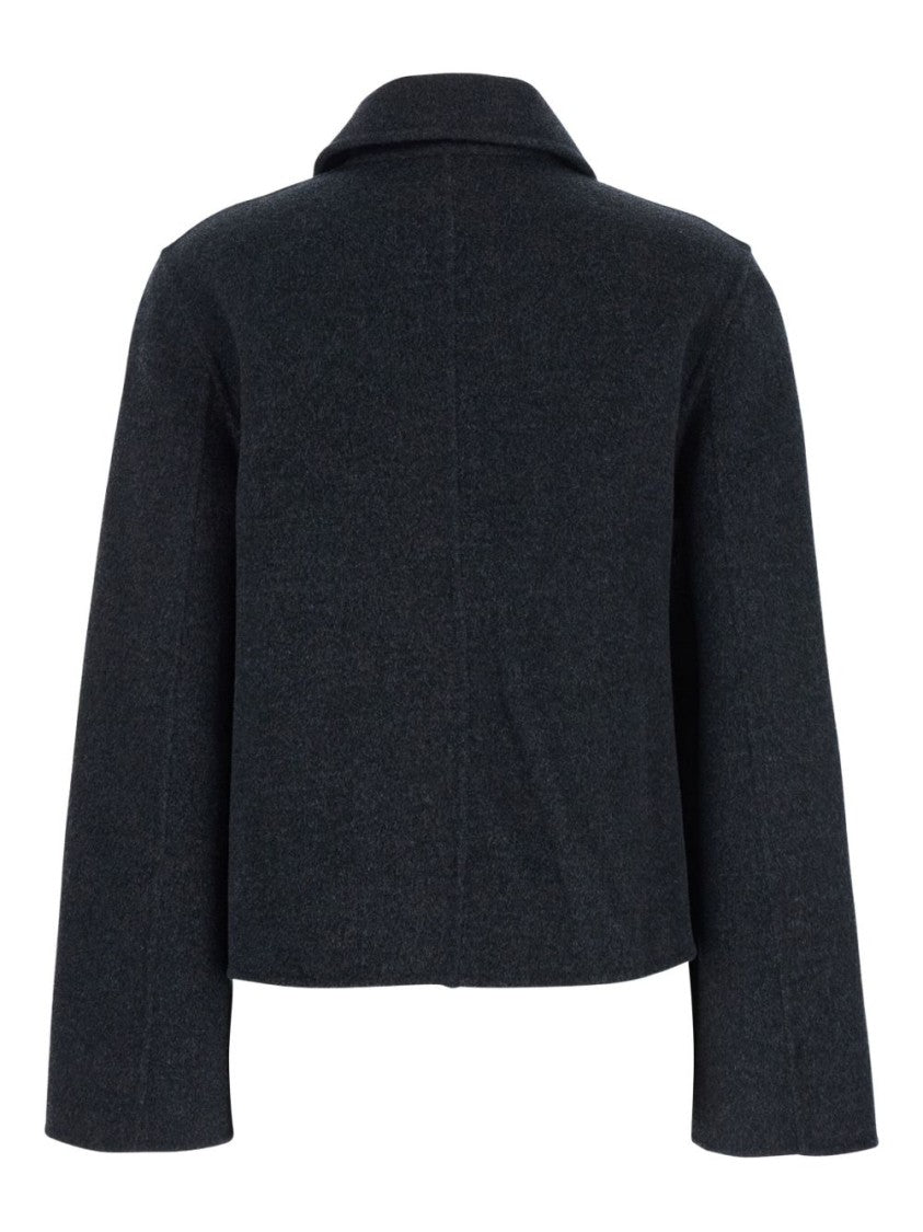 Semi Couture Gray Wool 'Angelina' Short Coat